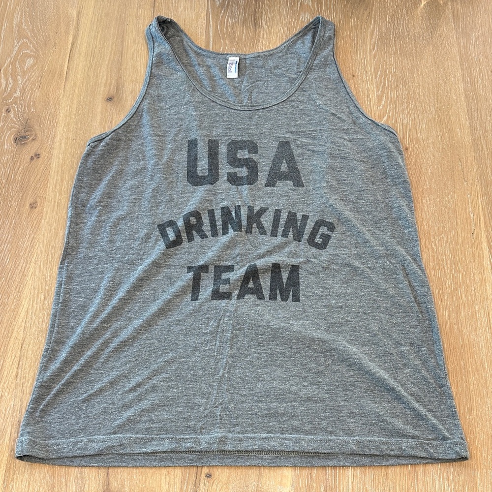 American Apparel Heather Gray Tank Top